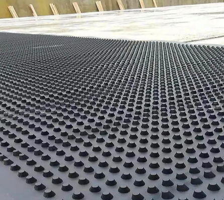 Schwarzes weißes Dimple Plastic Dränage Board For-Dach-grünende Imprägnierung
