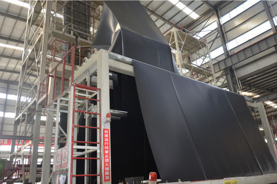 TR131 materielles schwarzes HDPE Geomembrane für Verdammungs-Aquakultur-Garnelen-Fisch-Teich